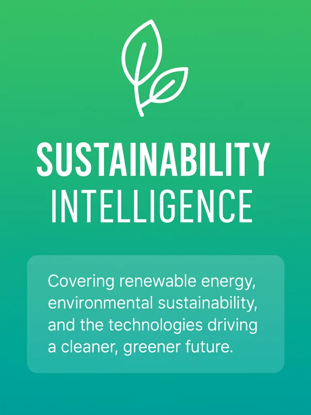 sustainability Intelligence